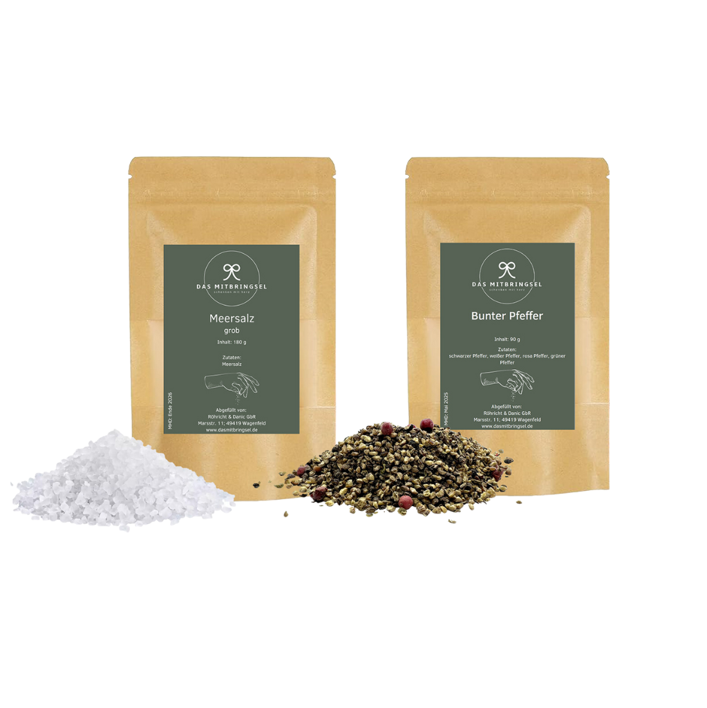 Grobes Meersalz & Bunter Pfeffer