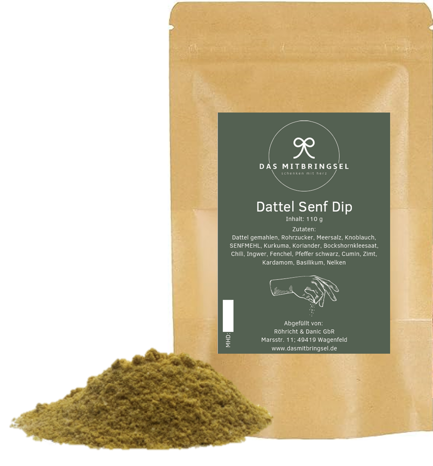 Dattel Senf Dip Gewürz 110 g